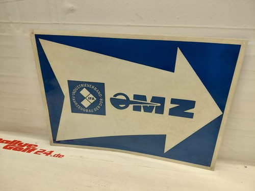Ddr schild werbeschild - mz,