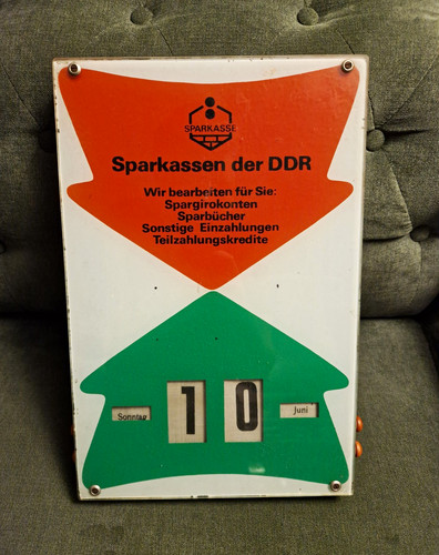 Sparkasse ddr werbekalender - ddr,