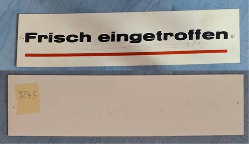 Ddr konsum schild - ddr, werbung