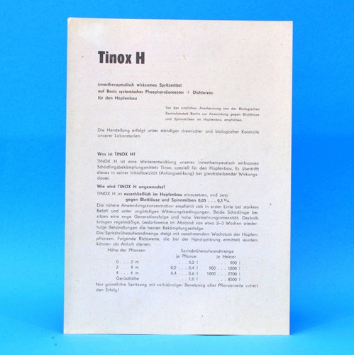 Tinox veb farbenfabrik - veb,