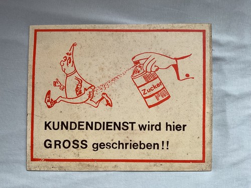 Altes original ddr werbung - altes,