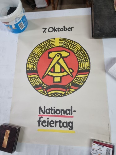Altes plakat ddr werbung - plakat,