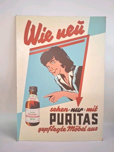 Original altes ddr reklame - altes,