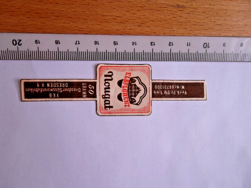 Ddr werbung etikett - ddr,