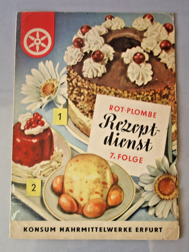 Ddr werbung 1959 rot - werbung, rot-plombe