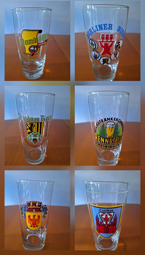 Ddr biergläser konvolut mit - 6,