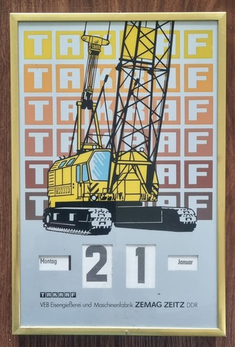 Seltener ddr drehkalender - ddr,