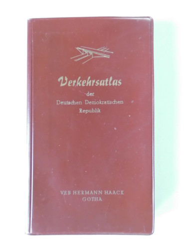 Verkehrsatlas der ddr - verkehrsatlas,