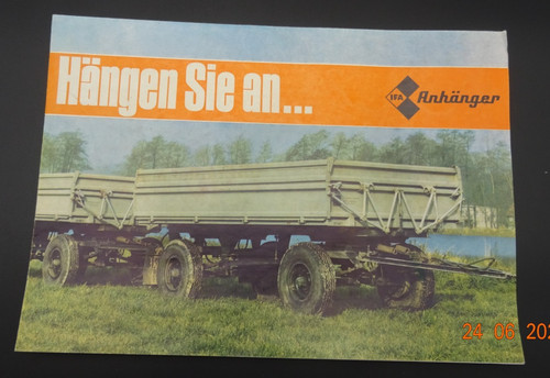 Prospekt für ifa - ifa, anhänger