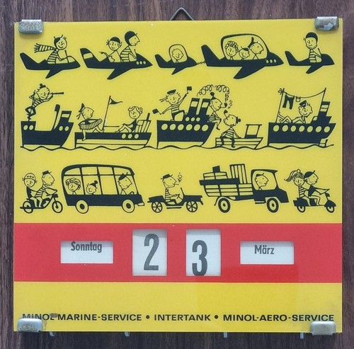 Seltener ddr drehkalender - seltener,