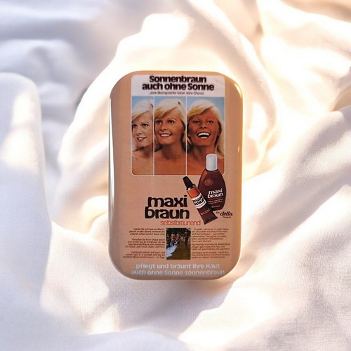 Maxi braun ddr retro werbung - retro,