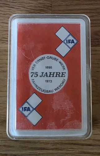 Ddr skatkarte werbung jahre - ddr,