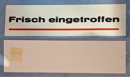 Ddr konsum schild werbung - konsum, ho
