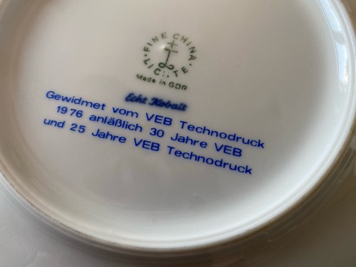 Teller ddr werbung - teller,