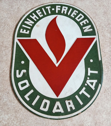 Ddr schild werbung 60er jahre - schild,