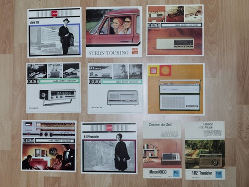 10x radio reklame werbung ddr - reklame,
