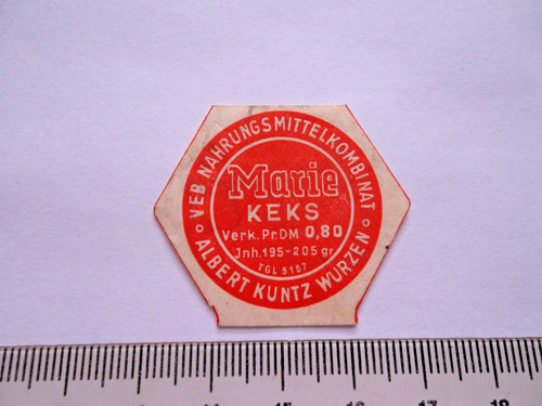 Ddr werbung etikett - ddr,