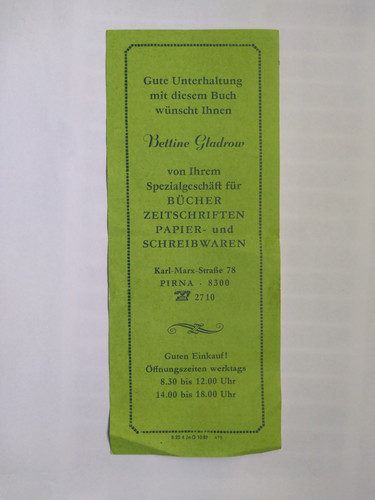 Lesezeichen werbung ddr - lesezeichen,
